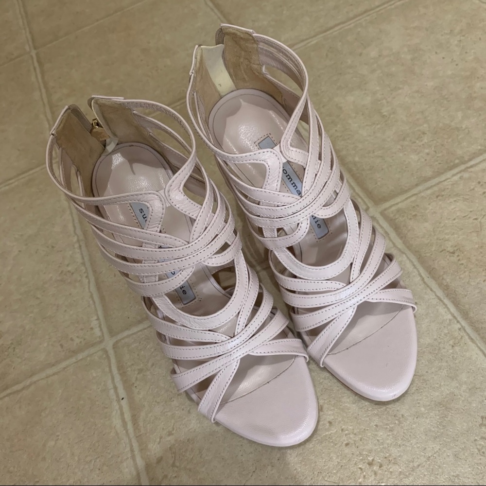 Suecomma Bonnie light pink sandals